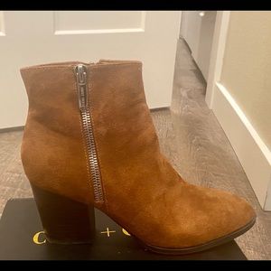 NINE WEST | Women’s Suede Ankle Booties (Size:9)